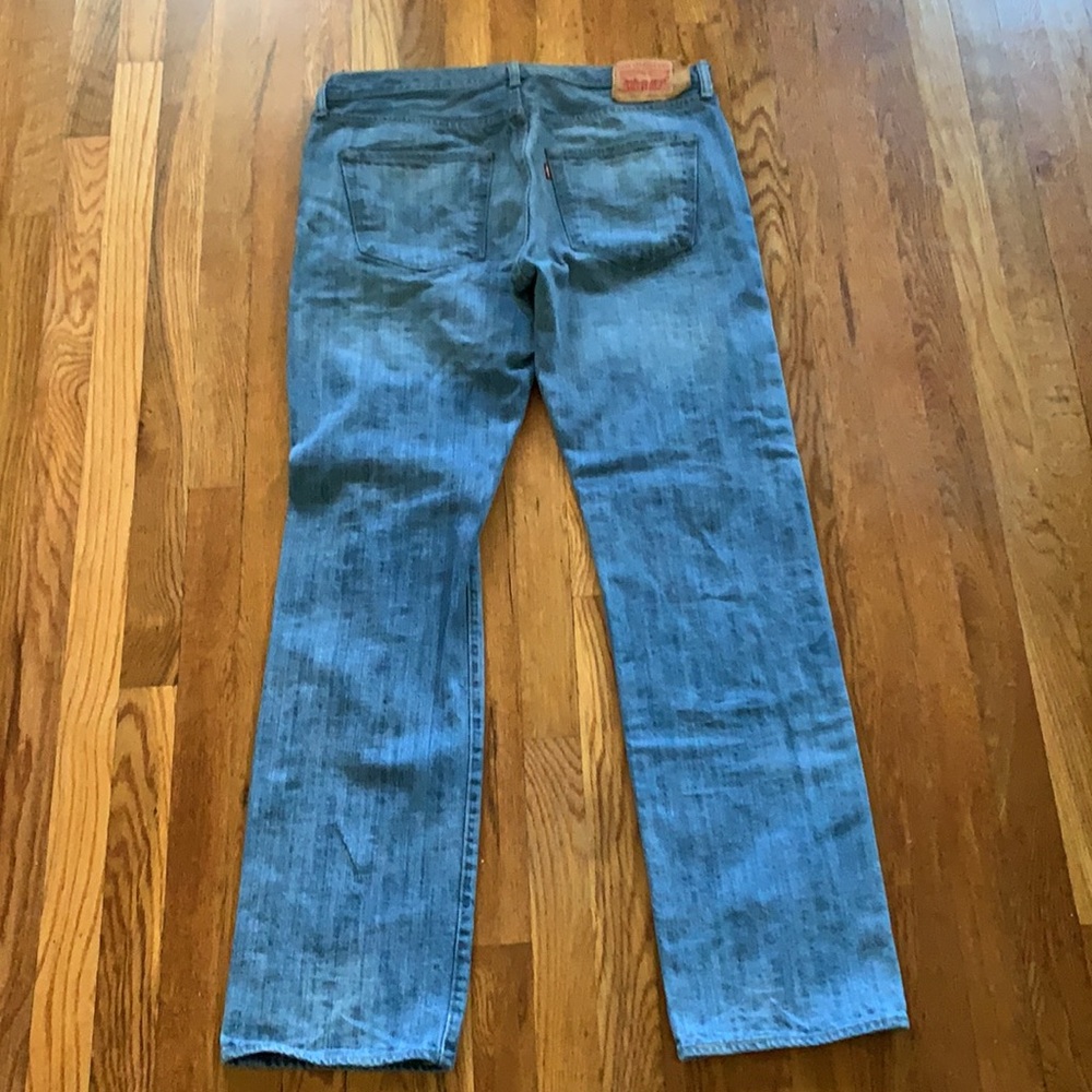 Levi’s 501 Light Wash Button Down Five Pocket Jea… - image 2